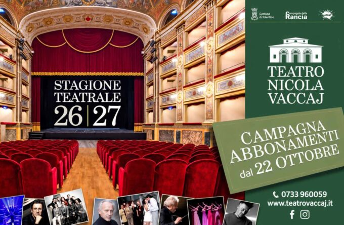 Teatro Vaccaj Tolentino stagione 2026_2027