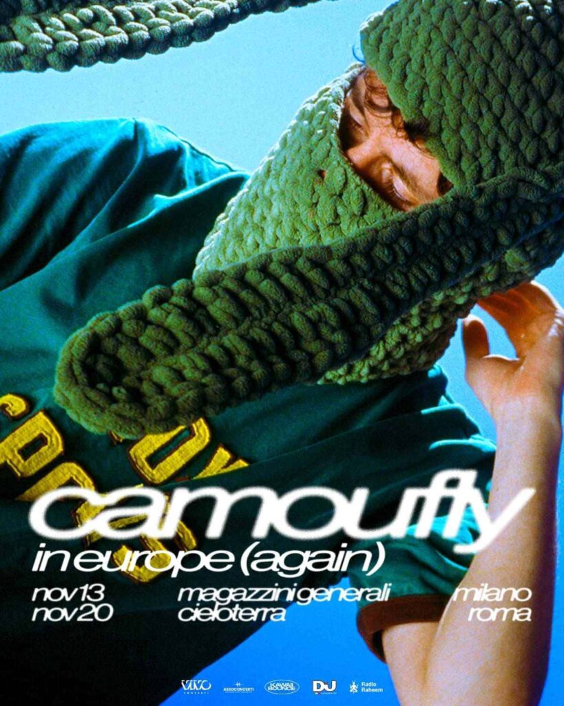 scaletta concerto Camoufly Italia 2026