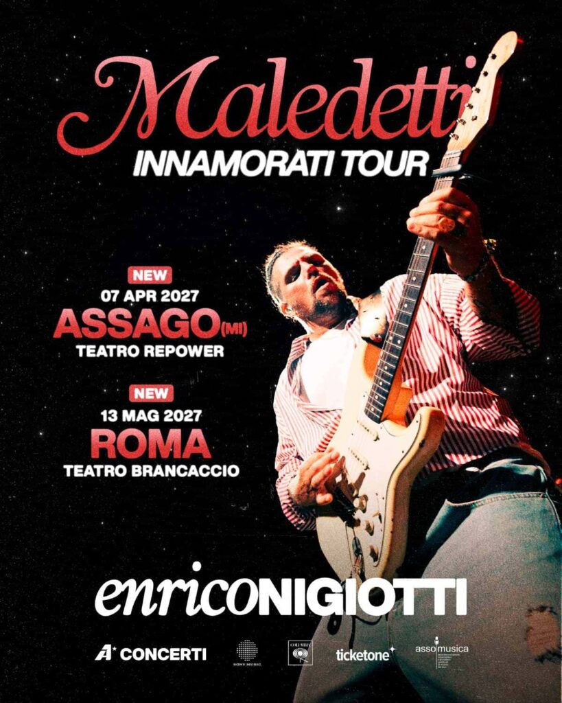 scaletta Enrico Nigiotti tour 2027
