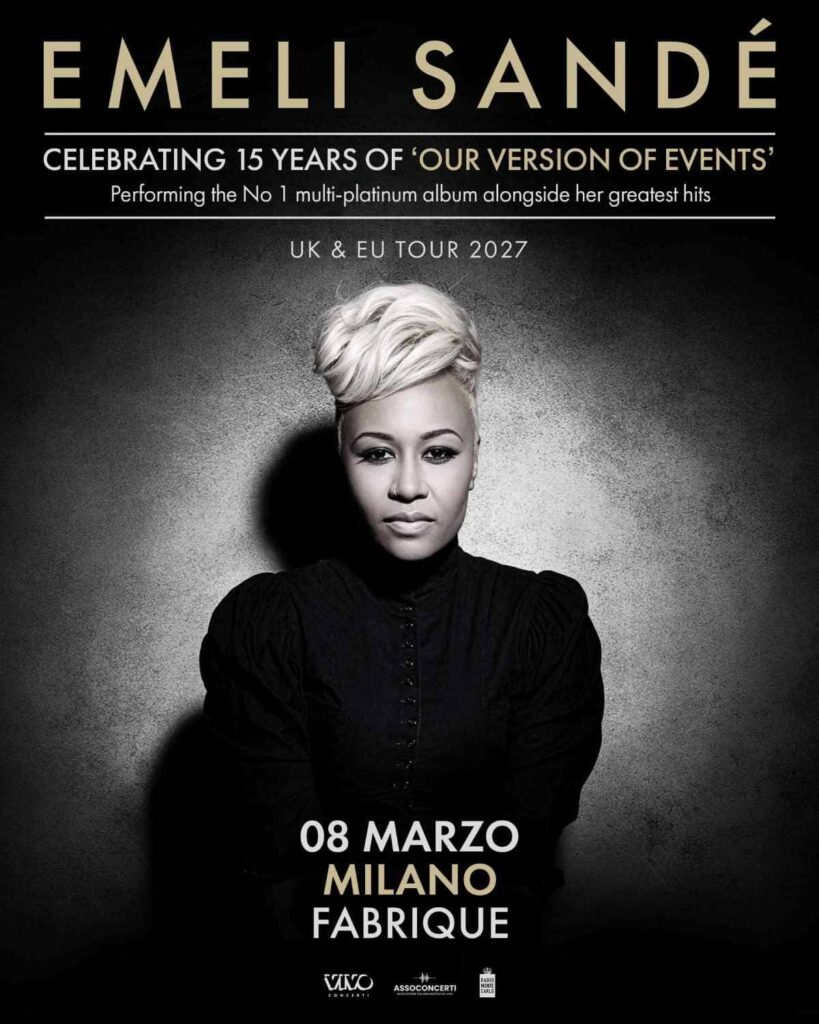 scaletta Emeli Sandé concerto Milano