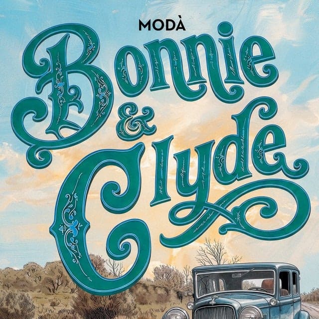 copertina singolo MODÀ “Bonnie & Clyde”